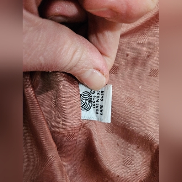 VTG LA VOGUE Brown Wool Trenchcoat - Picture 9 of 10